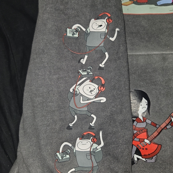 Adventure Time Gray Hoodie - Picture 2 of 6